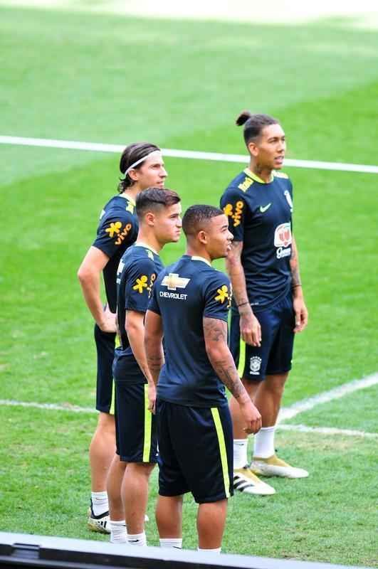 Nesta quarta-feira (09/11), Seleo Brasileira fez mais um treino no Mineiro e encerrou preparao para enfrentar a Argentina pelas Eliminatrias da Copa do Mundo