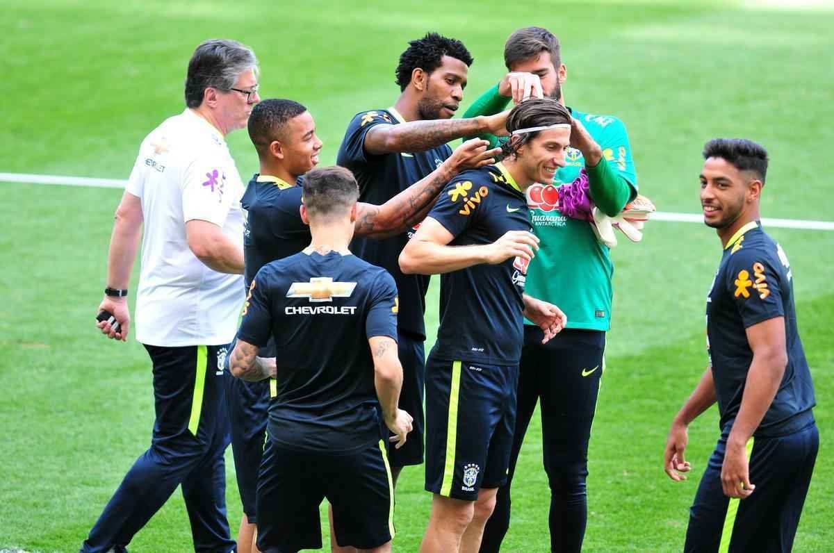Nesta quarta-feira (09/11), Seleo Brasileira fez mais um treino no Mineiro e encerrou preparao para enfrentar a Argentina pelas Eliminatrias da Copa do Mundo