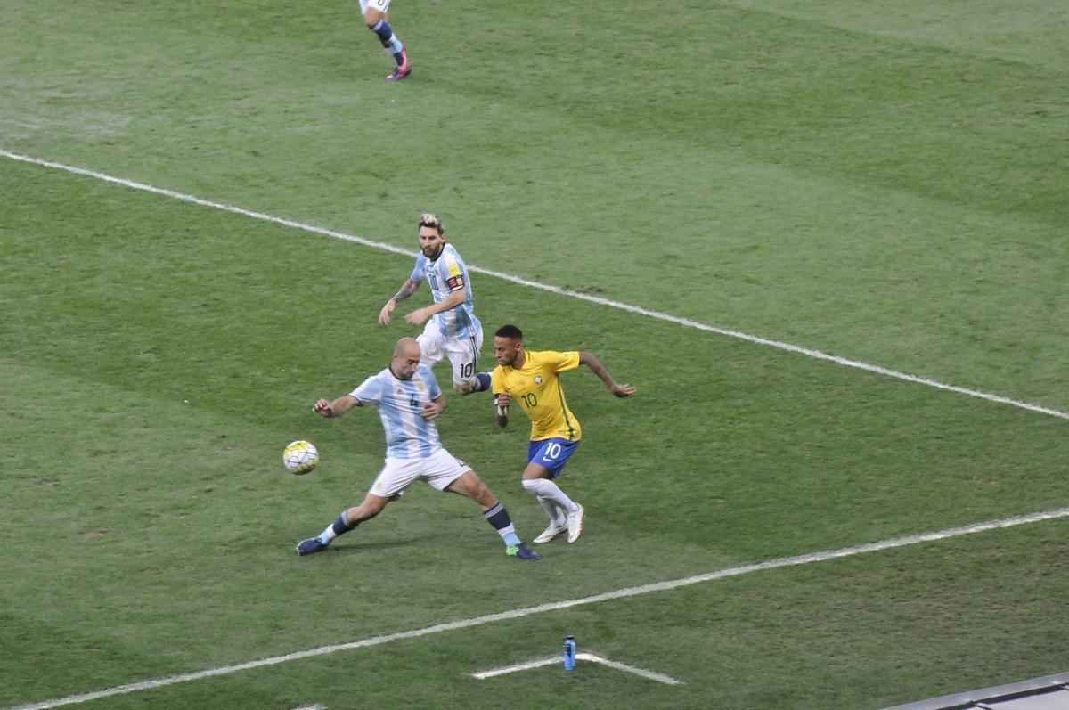 Fotos do primeiro tempo de Brasil x Argentina no Mineiro