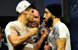 Pesagem do UFC 205, em Nova York - Vicente Luque (77,4kg) x Belal Muhammad (77,1kg)