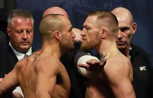 Pesagem do UFC 205, em Nova York - Astros da noite, Eddie Alvarez e Conor McGregor
