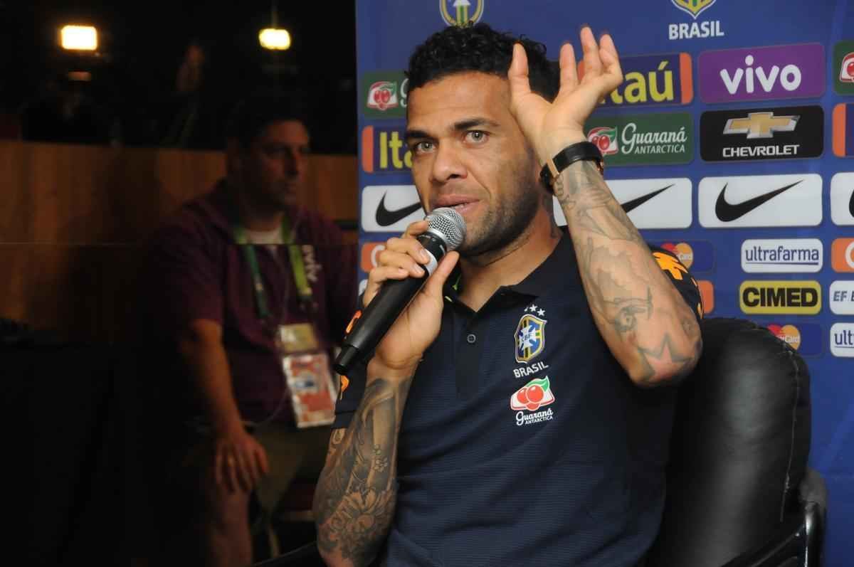 Imagens do treino da Seleo Brasileira neste sbado