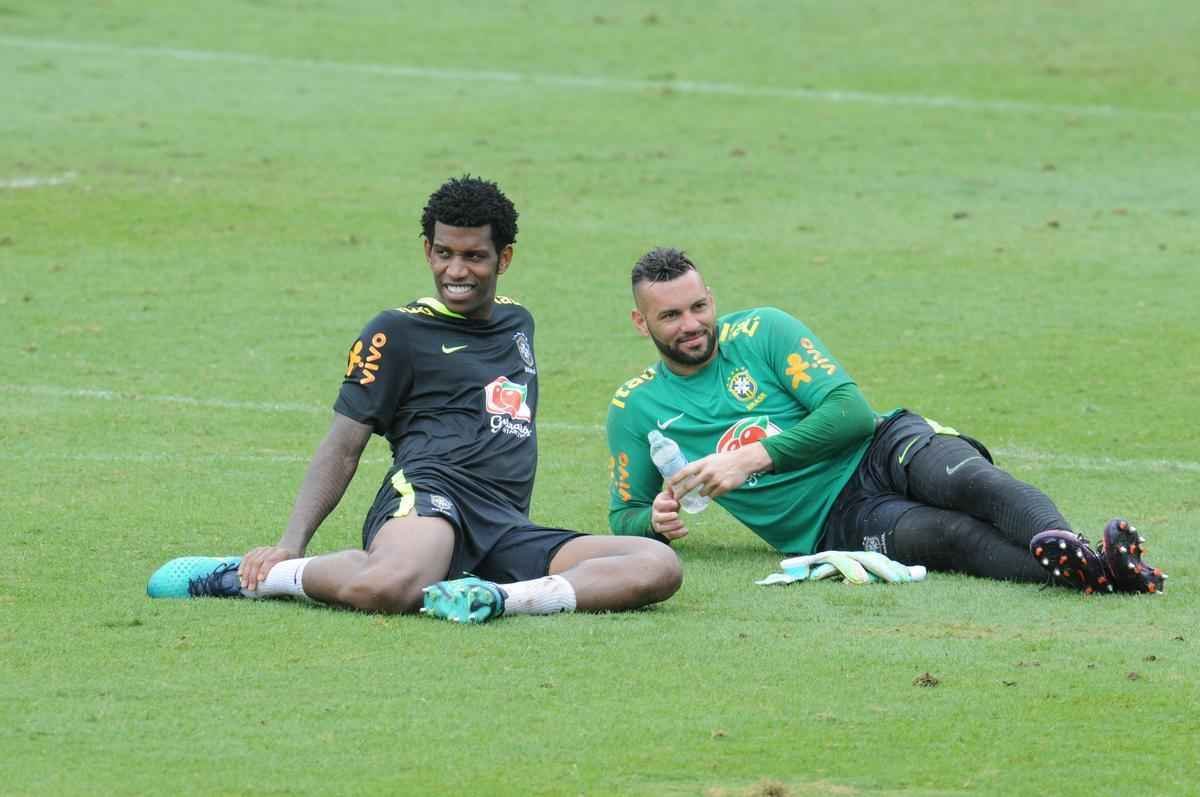 Em ltimo treino na Cidade do Galo, Seleo Brasileira deu sequncia  preparao para o duelo diante do Peru