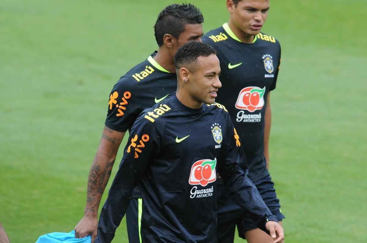 Em ltimo treino na Cidade do Galo, Seleo Brasileira deu sequncia  preparao para o duelo diante do Peru