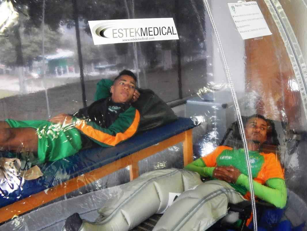 Amrica utiliza 'bolha de ar puro' para auxiliar e potencializar o tratamento de jogadores 
