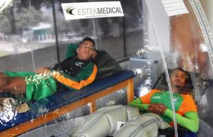 Amrica utiliza 'bolha de ar puro' para auxiliar e potencializar o tratamento de jogadores 