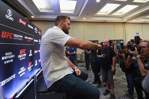 Media Day do UFC em So Paulo - Ryan Bader, adversrio de Rogrio Minotouro 