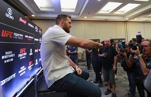 Media Day do UFC em So Paulo - Ryan Bader, adversrio de Rogrio Minotouro 