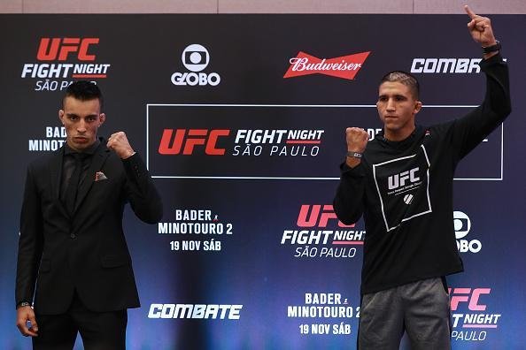 Media Day do UFC em So Paulo - Thomas Almeida e Albert Morales