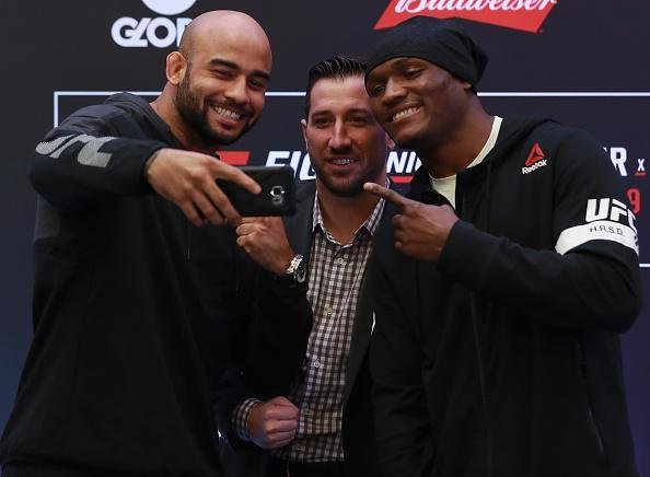 Media Day do UFC em So Paulo - O mineiro Warlley Alves encara Kamaru Usman
