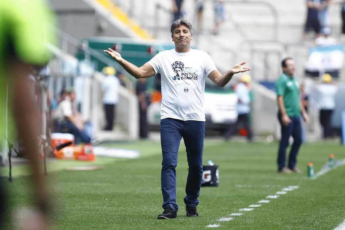 Amrica visitou o Grmio, no Rio Grande do Sul, e saiu derrotado por 3 a 0