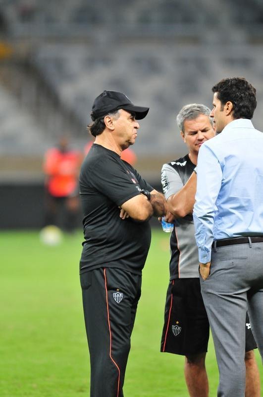Imagens do treino do Atltico no Mineiro