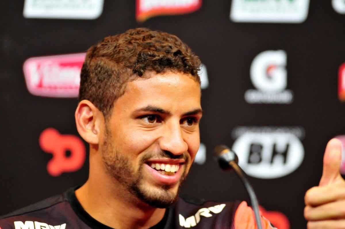 Gabriel participou da entrevista coletiva