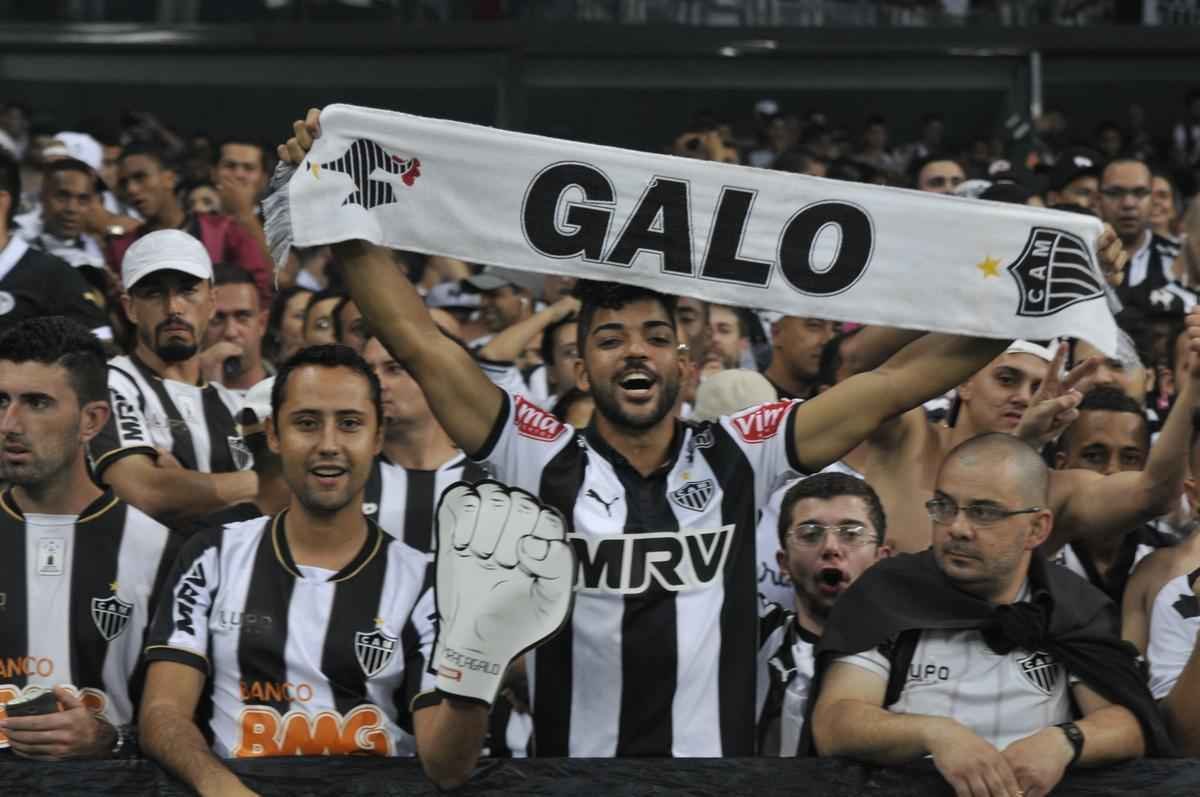 Imagens das torcidas de Atltico e Grmio, no Mineiro, pela deciso da Copa do Brasil