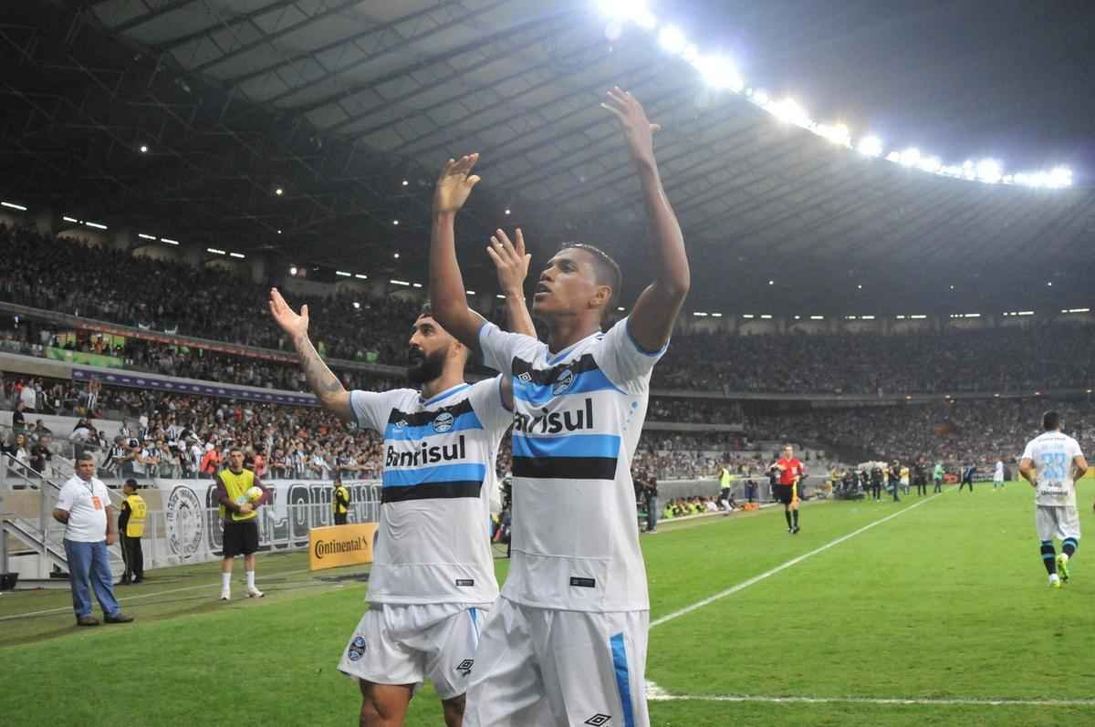 Pedro Rocha cala o Mineiro com primeiro gol do Grmio no jogo de ida da final da Copa do Brasil