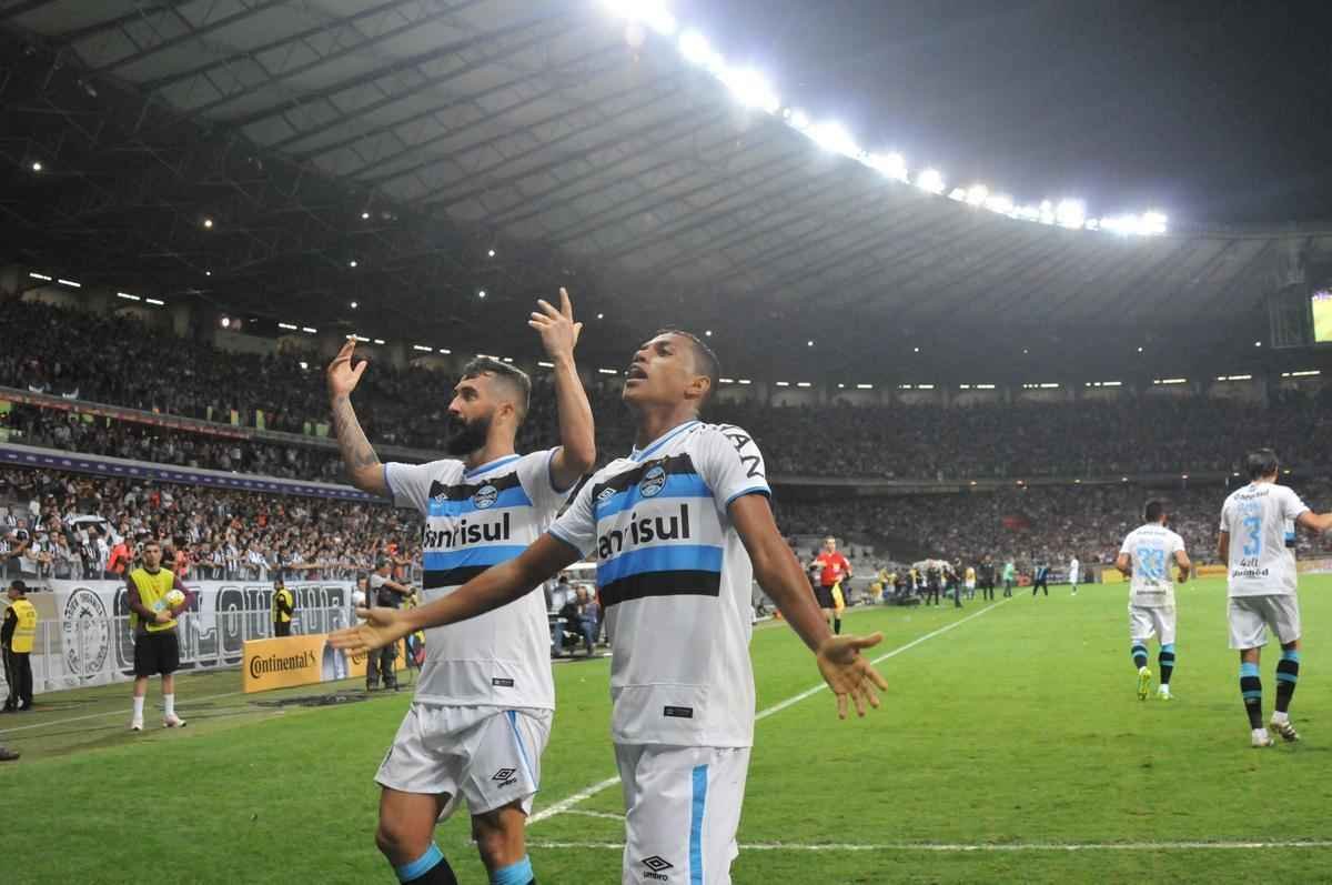 Pedro Rocha cala o Mineiro com primeiro gol do Grmio no jogo de ida da final da Copa do Brasil
