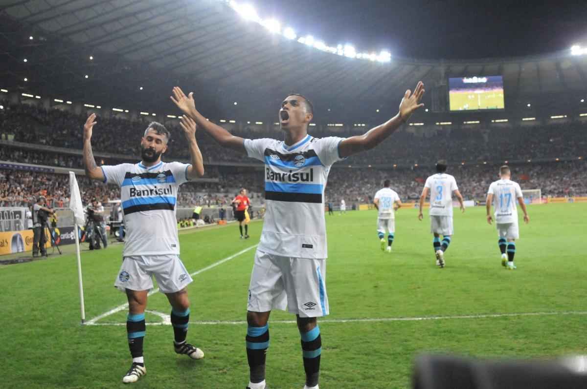 Pedro Rocha cala o Mineiro com primeiro gol do Grmio no jogo de ida da final da Copa do Brasil