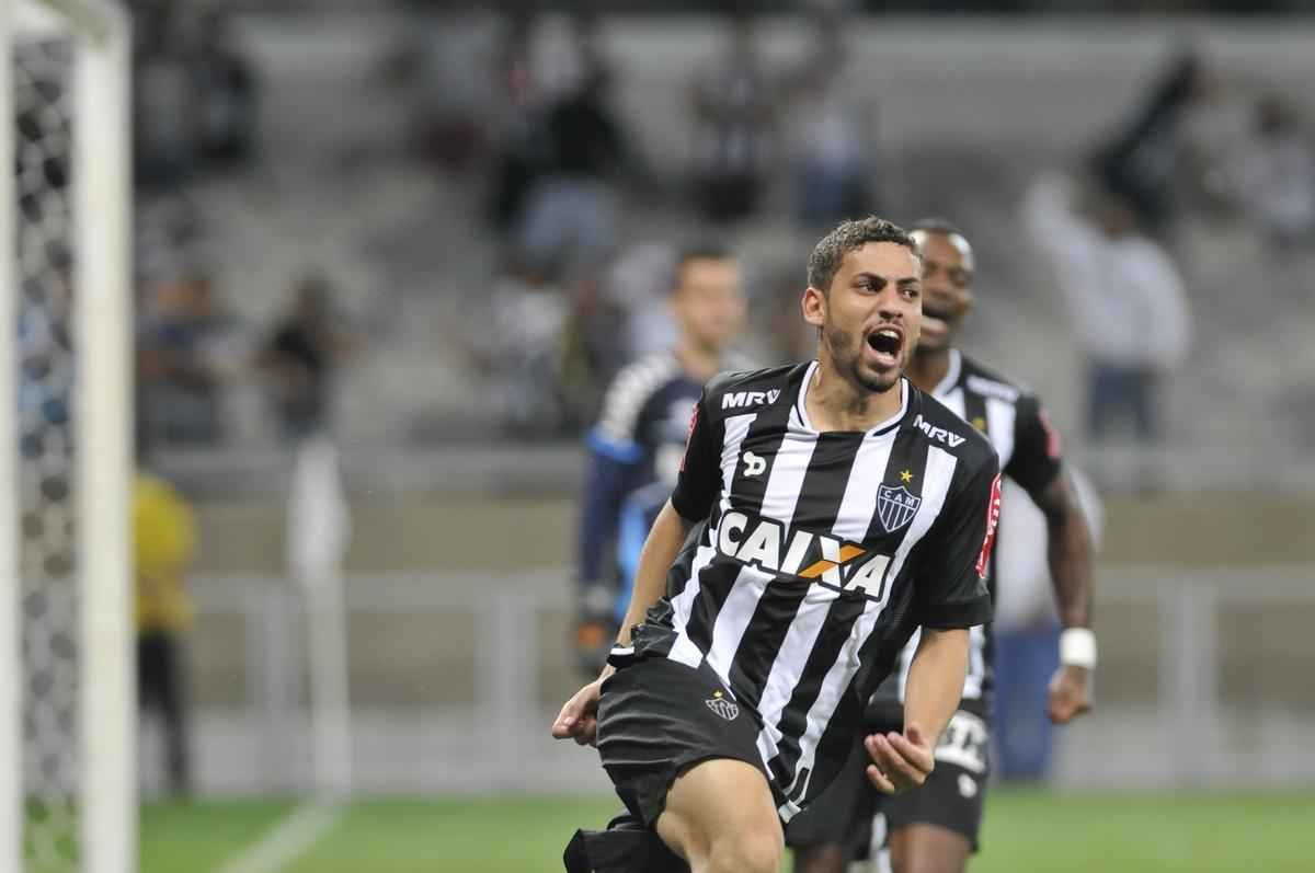 Gabriel marcou o gol de honra do Galo no Mineiro, no primeiro duelo da final, diminuindo para 2 a 1