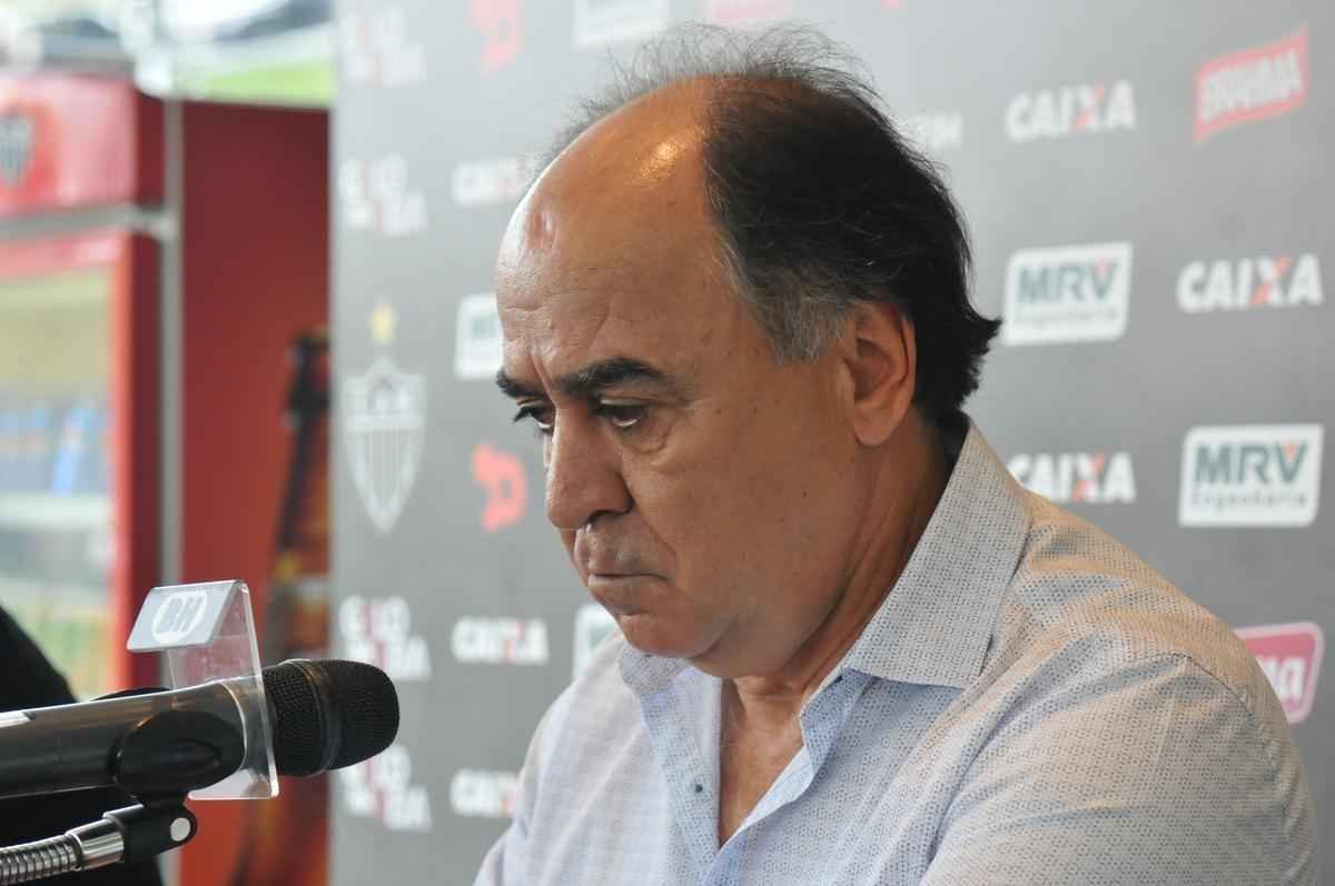 Tcnico Marcelo Oliveira deu entrevista de despedida na Cidade da Galo