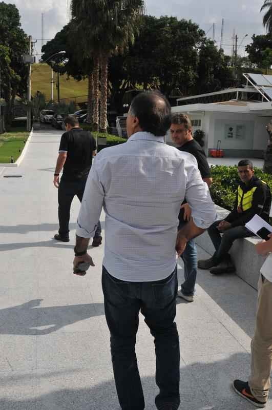 Tcnico Marcelo Oliveira deu entrevista de despedida na Cidade da Galo