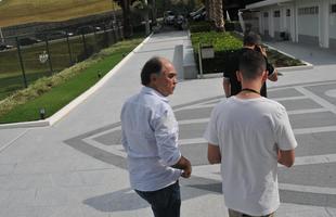 Tcnico Marcelo Oliveira deu entrevista de despedida na Cidade da Galo