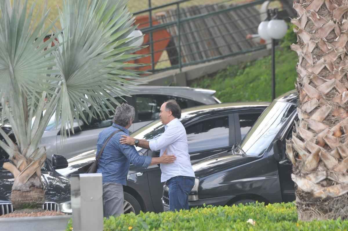 Tcnico Marcelo Oliveira deu entrevista de despedida na Cidade da Galo