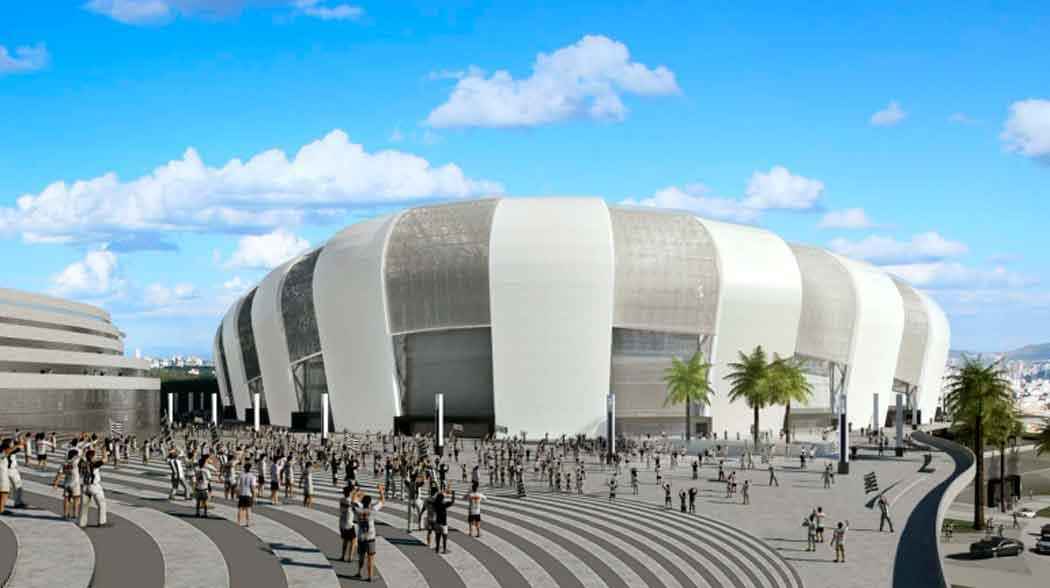 Veja os detalhes do projeto da arena do Galo, que foi apresentado na quinta-feira
