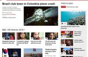 BBC News (Reino Unido) -  Time brasileiro em acidente areo na Colmbia