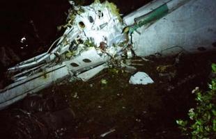 Imagens do local onde caiu o avio da Chapecoense, no municpio colombiano de La Unin