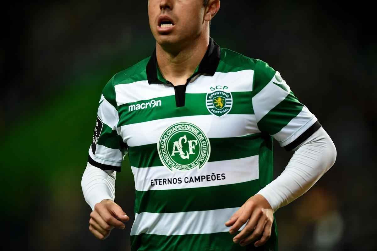 Bruno Cesar, jogador brasileiro do Sporting, de Portugal