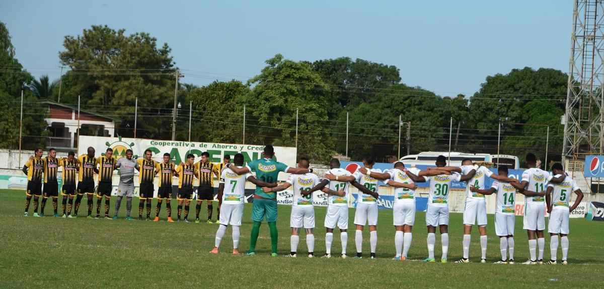 Em Honduras, no jogo entre Platense e Real Espaa