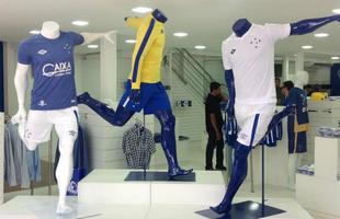 Fotos da Cruzeiro Official Store (crdito: Cruzeiro/Divulgao)