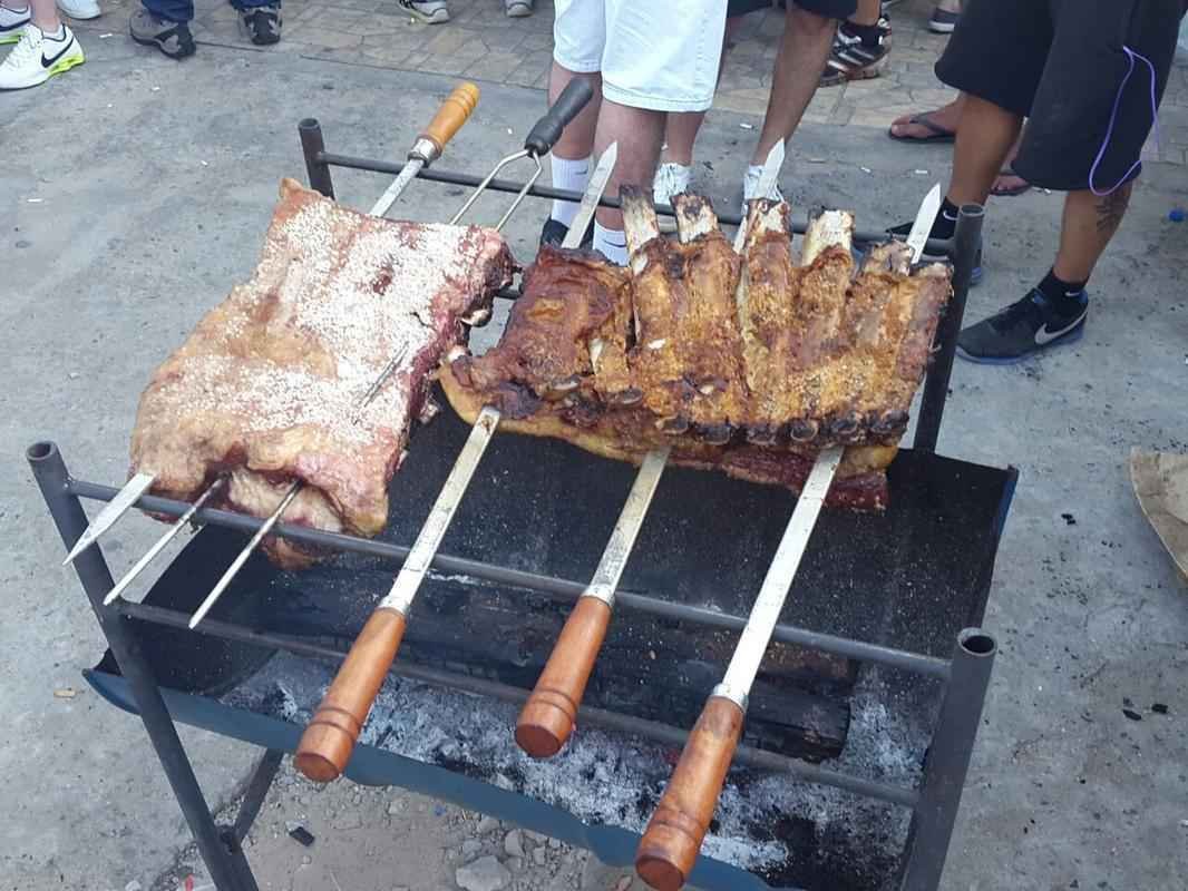 Ambiente na Arena antes da final da Copa do Brasil entre Grmio e Atltico