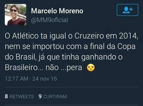 Veja os memes que tomaram conta da internet depois da final da Copa do Brasil