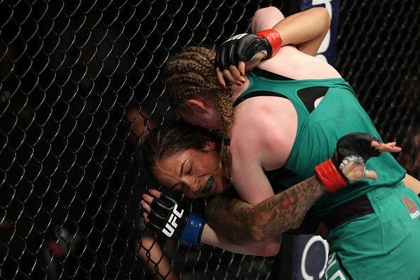 Por deciso unnime (triplo 30 a 27), Ju Thai derrotou a norte-americana J. J. Aldrich no UFC Fight Night 102 e se recuperou da derrota de abril para Carla Esparza