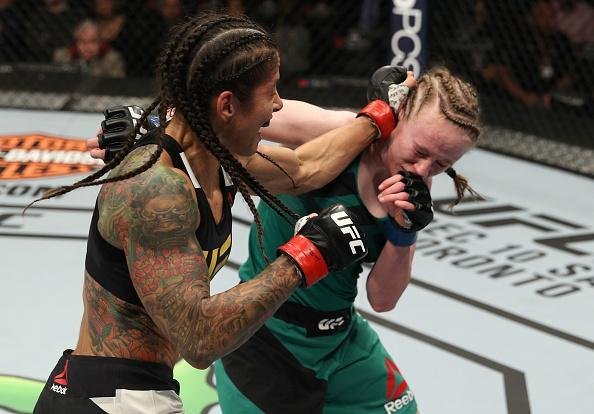 Por deciso unnime (triplo 30 a 27), Ju Thai derrotou a norte-americana J. J. Aldrich no UFC Fight Night 102 e se recuperou da derrota de abril para Carla Esparza