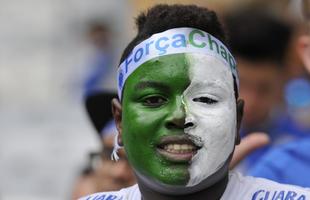 O Mineiro foi palco de homenagens s vtimas da tragdia com o avio da delegao da Chapecoense antes e durante Cruzeiro x Corinthians