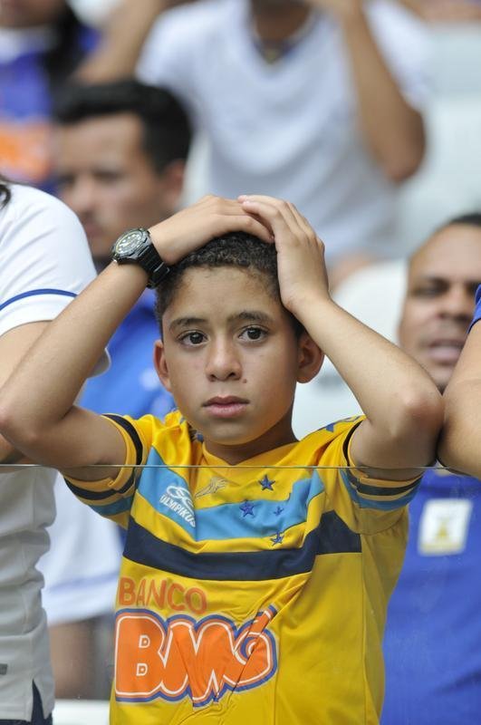 Veja imagens do primeiro tempo do jogo entre Cruzeiro e Corinthians