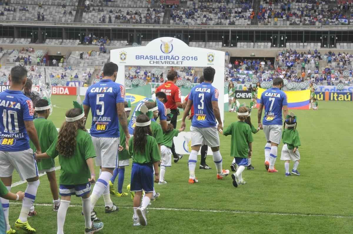 Veja imagens do primeiro tempo do jogo entre Cruzeiro e Corinthians