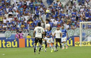 Veja imagens do primeiro tempo do jogo entre Cruzeiro e Corinthians