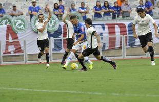 Veja imagens do primeiro tempo do jogo entre Cruzeiro e Corinthians