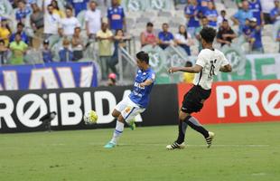 Veja imagens do primeiro tempo do jogo entre Cruzeiro e Corinthians