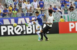 Veja imagens do primeiro tempo do jogo entre Cruzeiro e Corinthians