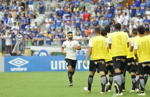 Veja imagens do primeiro tempo do jogo entre Cruzeiro e Corinthians