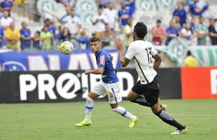 Veja imagens do primeiro tempo do jogo entre Cruzeiro e Corinthians