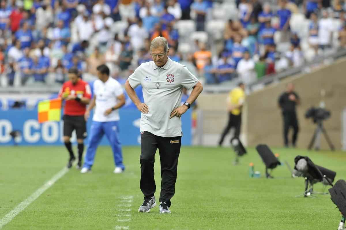 Veja imagens do primeiro tempo do jogo entre Cruzeiro e Corinthians