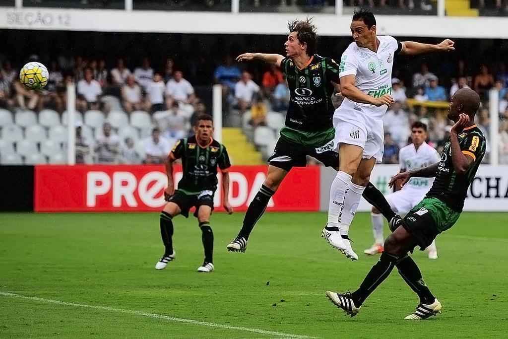 Imagens da vitria do Santos sobre o Amrica