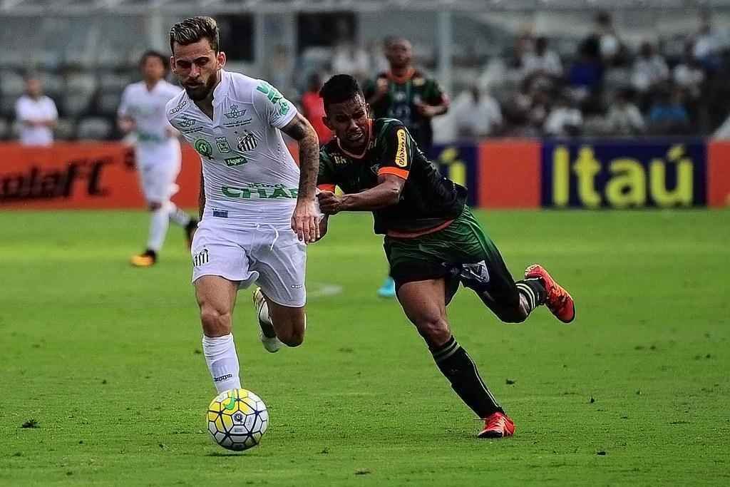 Imagens da vitria do Santos sobre o Amrica