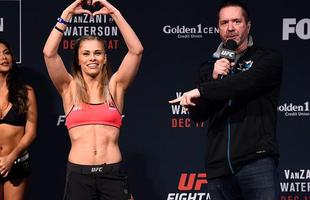 Pesagem do UFC on FOX 22, em Sacramento, chamou ateno pela batalha da dana entre as norte-americanas Paige VanZant e Michelle Waterson, que faro a luta principal neste sbado 