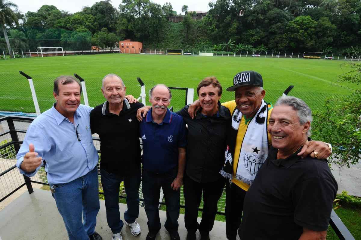 Estado de Minas/Superesportes reuniu alguns dos campees brasileiros pelo Atltico em 1971: Beto Bom de Bola, Humberto Ramos, Ronaldo, Mussula, Dad Maravilha (Dario) e Ren Santana, filho de Tel